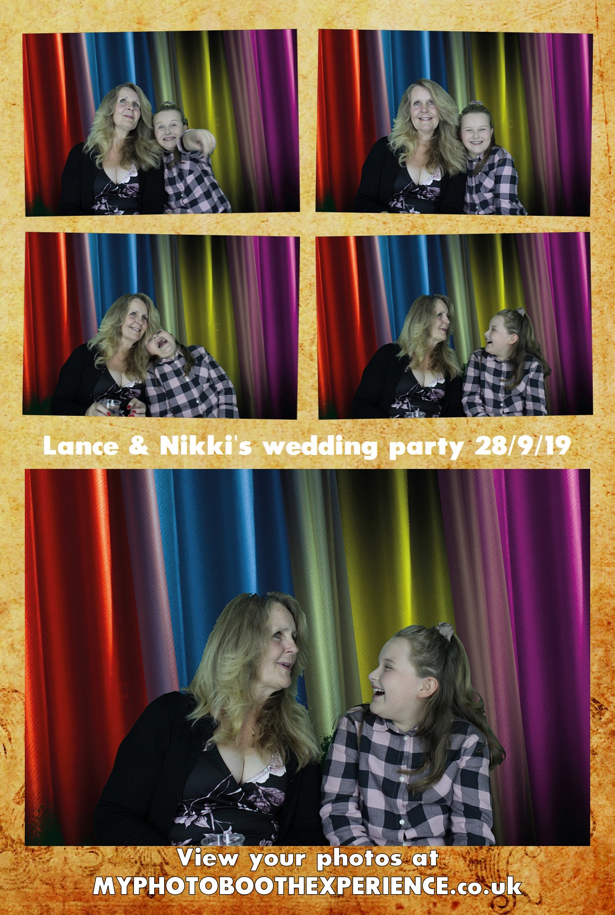 Nikki and Lance's Wedding | View more photos from the event at gallery.myphotoboothexperience.co.uk/u/MyPhotoBoothExperienceLtd/Nikki-and-Lances-Wedding